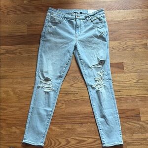 Distressed Light Blue Women's Jeans